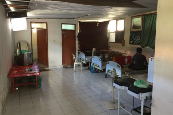 The TB isolation ward